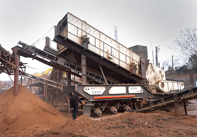 安徽建筑廢物移動破碎生產線